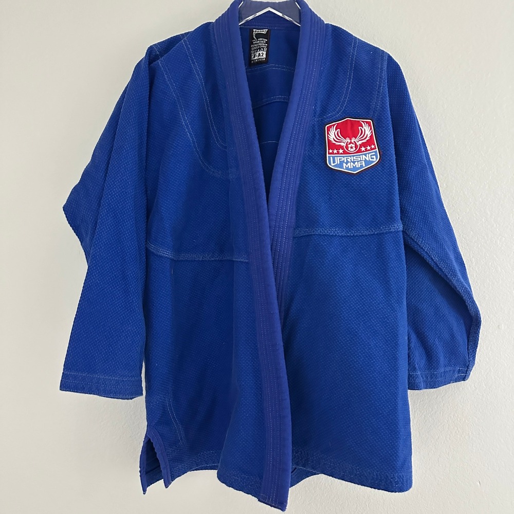 Promat Jiu Jitsu Gi Top Unisex A2 Blue Uprising MMA Cascao BJJ Kimono Jacket